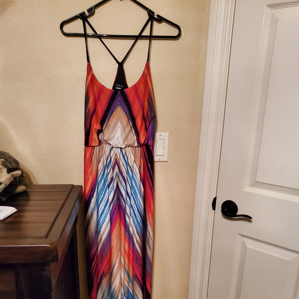 Multi color maxi dress